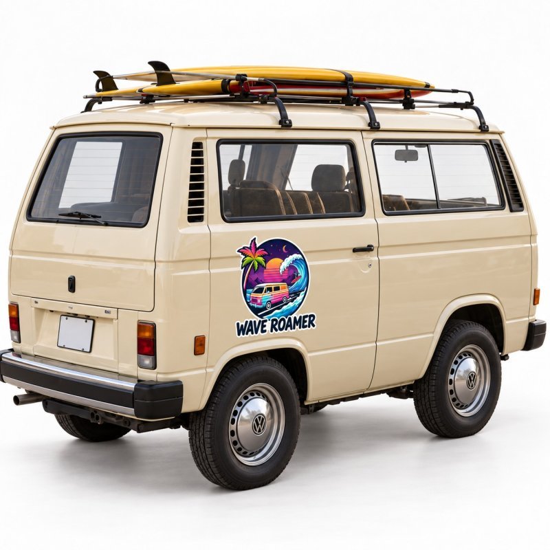 Wave Roamer Van Life sticker